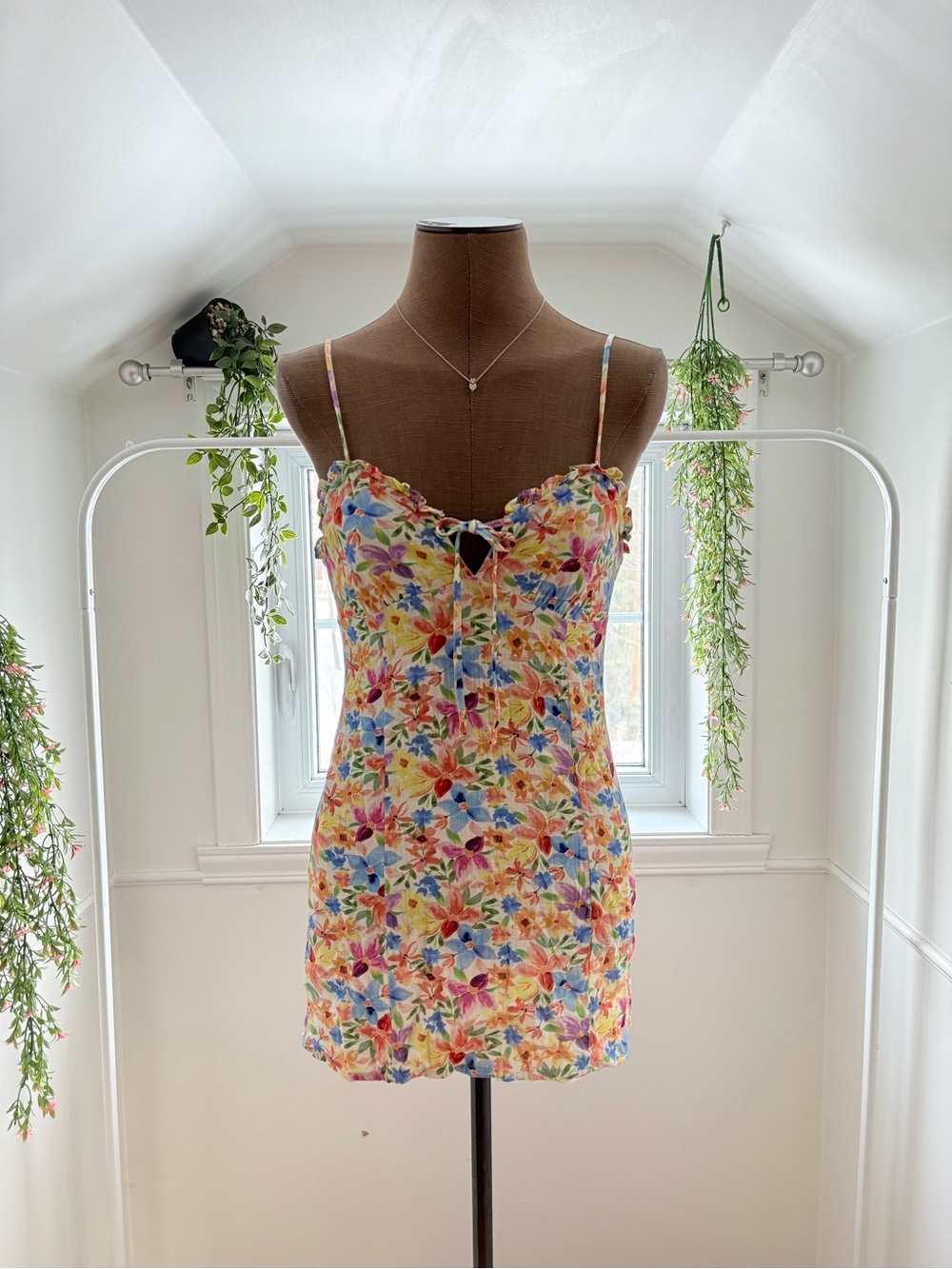 Simons Floral Multicolor Mini Dress